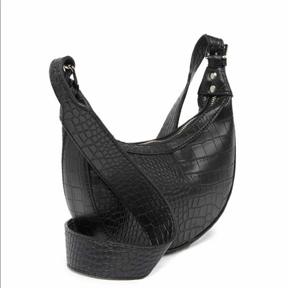 Leather Crocodile Embossed Bag - Picture 6 of 15